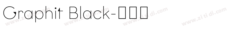 Graphit Black字体转换 Graphit Black字体转换